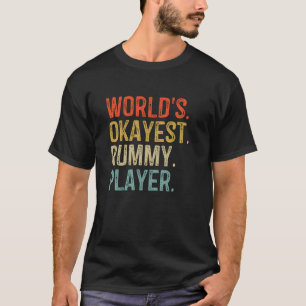 Camiseta Rummy Jogadores de Rummy Engraçados Jogo de Cartas
