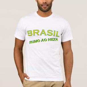 Camiseta Rumo ao de Brasil hexa