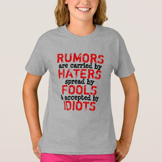 Camiseta RUMORES - Tshirt TRUISM Teen Girl / Teenager (Frente)