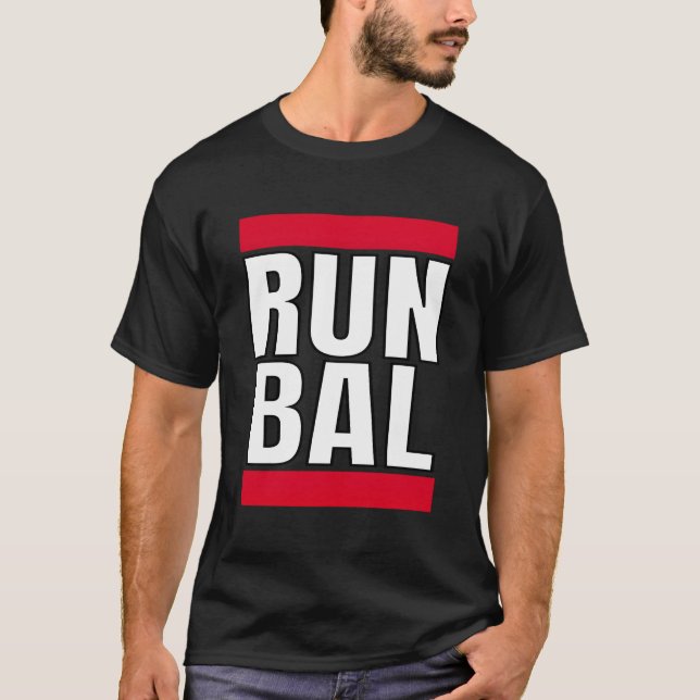 Camiseta Run Bal Runner Baltimore Marathon Running Maryland (Frente)