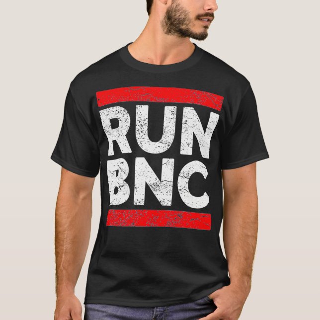 Camiseta RUN BNC Funny Audio EngineerSound Engineer Premium (Frente)