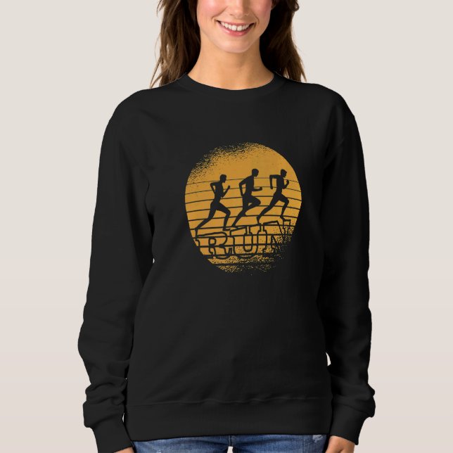 Camiseta Run jogging Sunset Runner athletes marathon runnin (Frente)