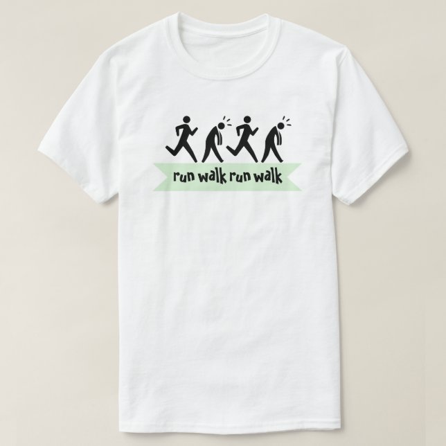 Camiseta Run Walk Run Walk (Frente do Design)