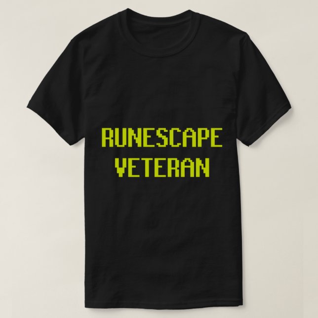 Camiseta Runescape Veteran Player (Frente do Design)