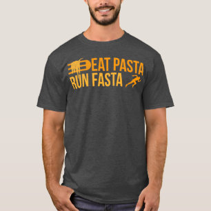 Camiseta Runner Coma Pasta Corre Fasta Jogger Funny Gift Id