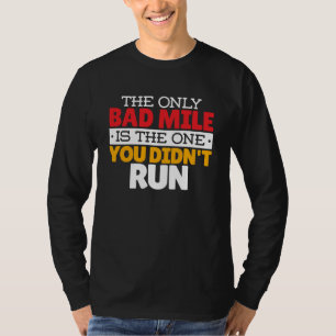 Camiseta Runner - Engraçado Mile Executando Cotação