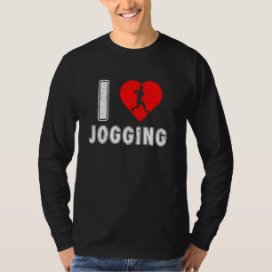 Camiseta Runner I AMOR CORRIDA Executando Jogador Engraçado