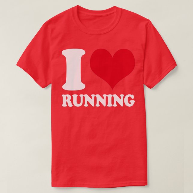 Camiseta Runner I Love Running (Frente do Design)