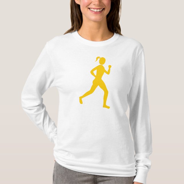 Camiseta Runner (Mulher) - Amber (Frente)
