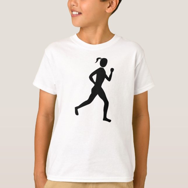 Camiseta Runner (Mulher) - Preto (Frente)