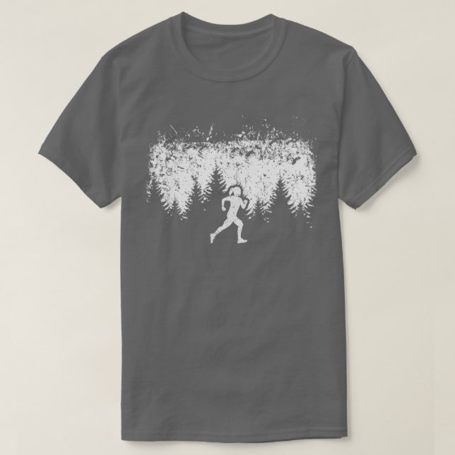 Camiseta Runner na Floresta (Frente do Design)