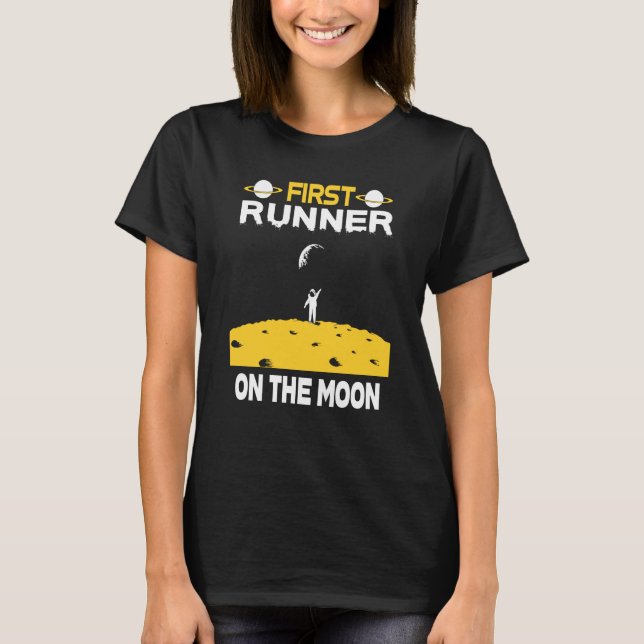 Camiseta Runner On The Moon (Frente)
