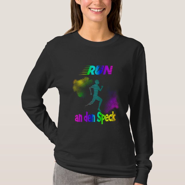 Camiseta Runner Ran To Bacon For Joggers Corrida Runnin (Frente)