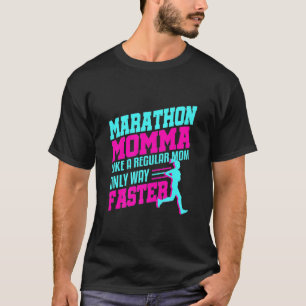 Camiseta Runner - Runner - Maratona Mãe Mamãe Engraçado Pri