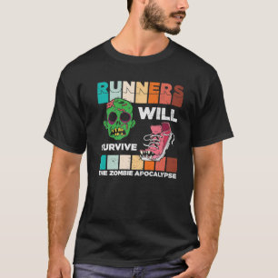 Camiseta Runner Sobrevive A Uma Corrida Engraçada Em Um Pa
