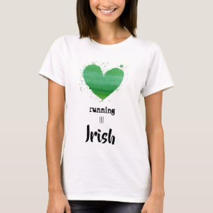 Camiseta *~* Runner Watercolor Runner Malhação Irish Heart