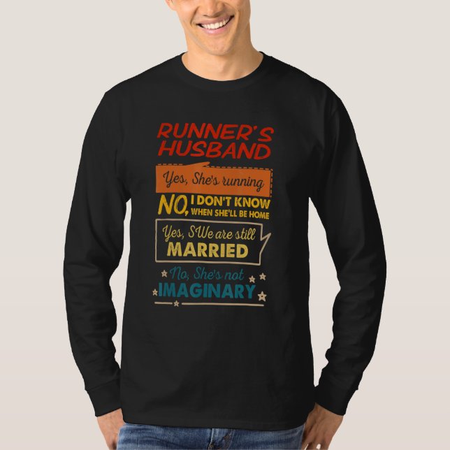 Camiseta Runners Marido Sim Shes Executando (Frente)