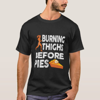 Camiseta Running Burning Thighs Before Pies Runner