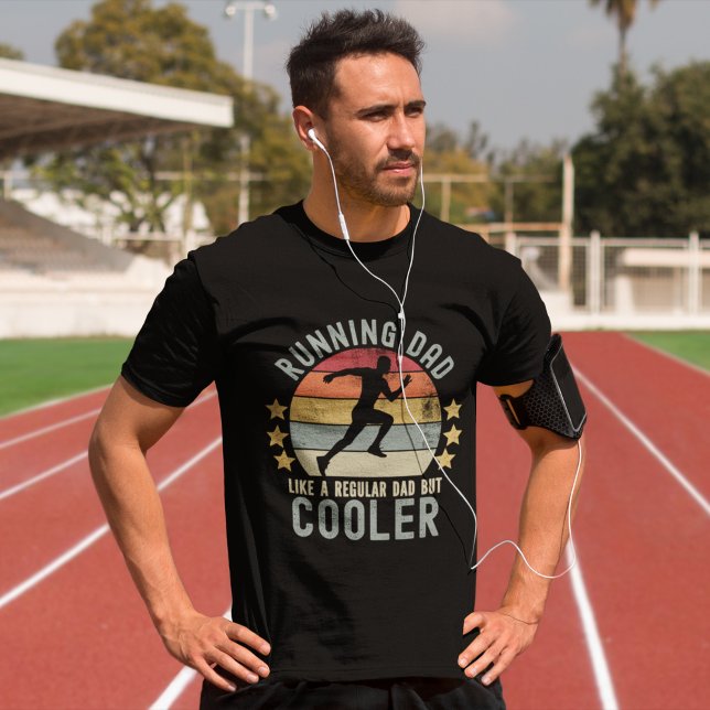 Camiseta Running Dad Like a Regular Dad But Cooler (Criador carregado)