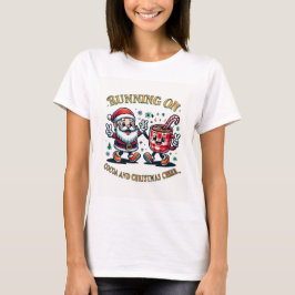 Camiseta Running on Christmas Cheer