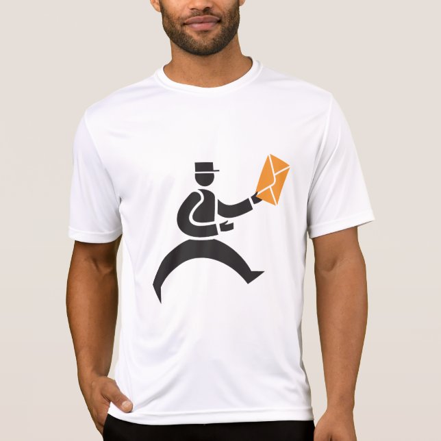 Camiseta Running Postman Delivering Mail Postal Worker (Frente)