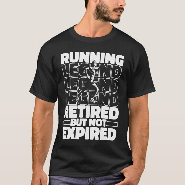 Camiseta Running Retired Jogging Run Jogger  Runner (Frente)