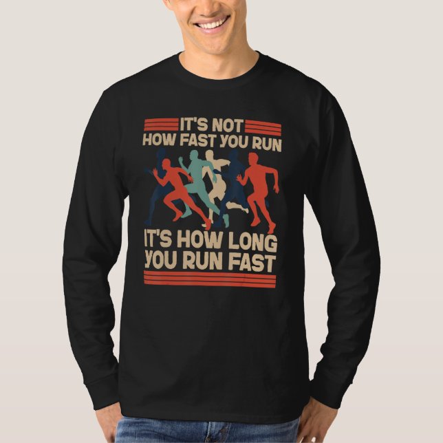 Camiseta Running Runner Half Marathon It's Not How Fast You (Frente)