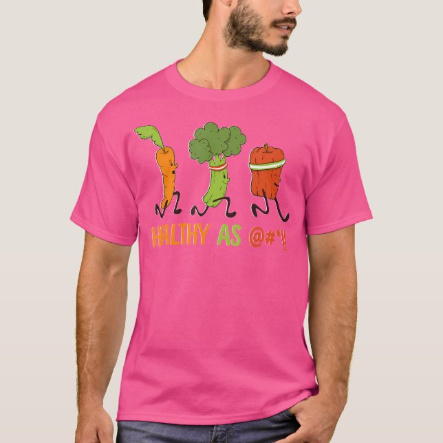 Camiseta Running Vegetables Carrot Broccoli Pepper Runner (Frente)