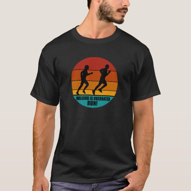 Camiseta Running Wear For Street Run Jogging Couple Sunset  (Frente)