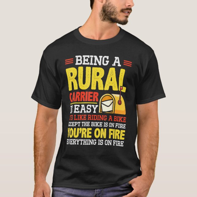 Camiseta Rural Carriers Postal Worker  Mailman Mail Lady (Frente)