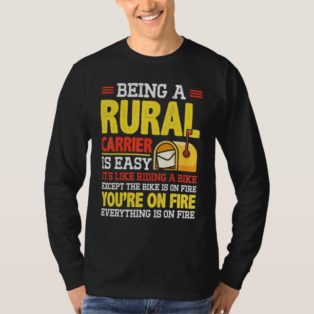 Camiseta Rural Carriers Postal Worker  Mailman Mail Lady (Frente)