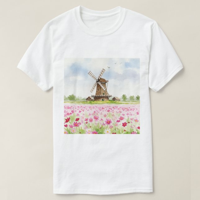 Camiseta Rural landscape (Frente do Design)