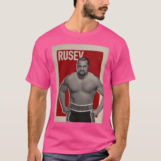 Camiseta Rusev Poster Vintage (Frente)