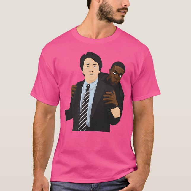 Camiseta Rush Hour Jackie Chan Chris Tucker (Frente)