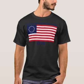 Camiseta rush limbaugh stund up for betsy Ross Flag 4th of 