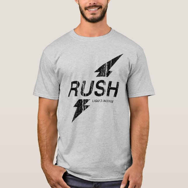 Camiseta Rush Preto (Frente)