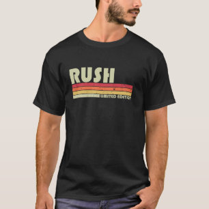 Camiseta RUSH Surname Funny Retro Vintage 80s 90s Aniversár