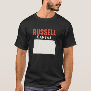 Camiseta Russell Kansas EUA State America Viagem Kansan