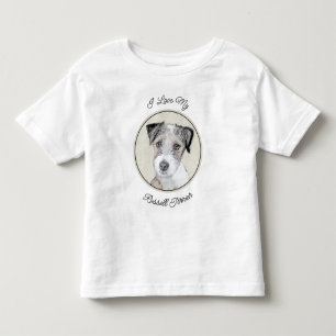 Camiseta Russell Terrier Rough Painting - Arte Original de 