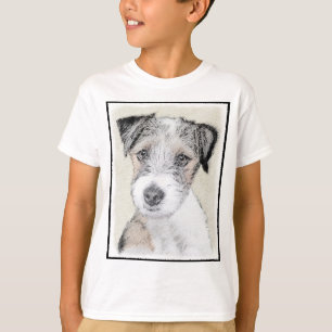 Camiseta Russell Terrier Rough Painting - Arte Original de 