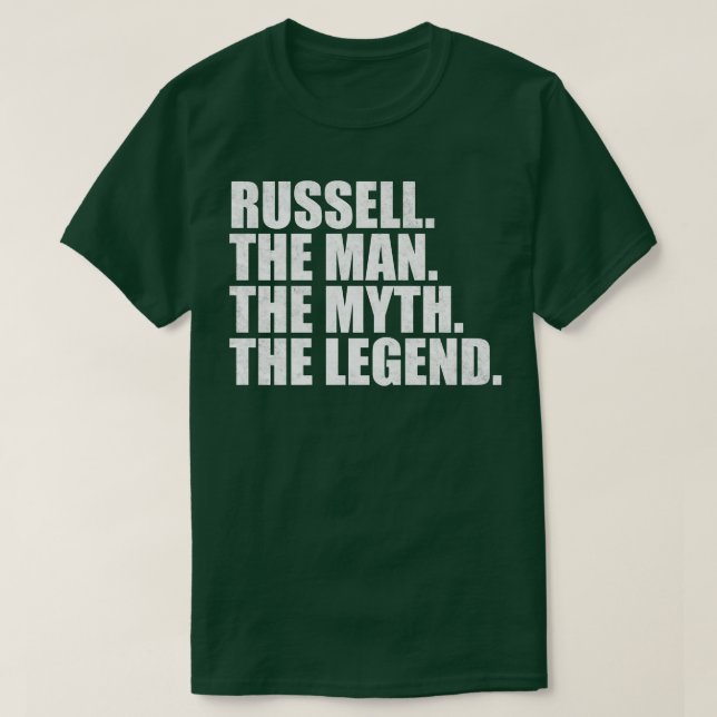 Camiseta RussellRussell Nome Russell Nome Russell (Frente do Design)