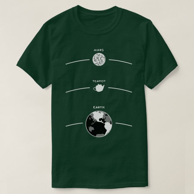 Camiseta Russellx27s Teapot A Celestial Diagram (Frente do Design)