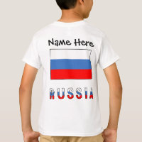 Rússia Bandeira Russa Preta Personalização