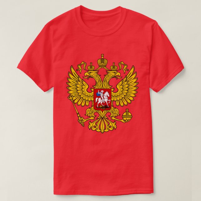 Camiseta Rússia Brasão (Frente do Design)