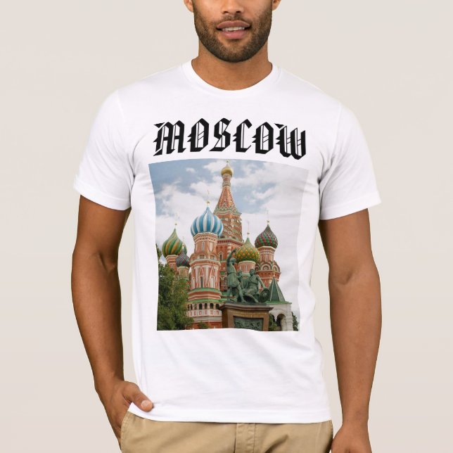 Camiseta Rússia-c, MOSCOVO (Frente)