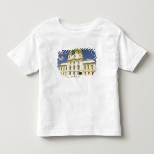 Camiseta Rússia. Petrodvorets. Palácio Peterhof. Pedro, o 2
