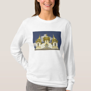Camiseta Rússia. Petrodvorets. Palácio Peterhof. Pedro, o 4