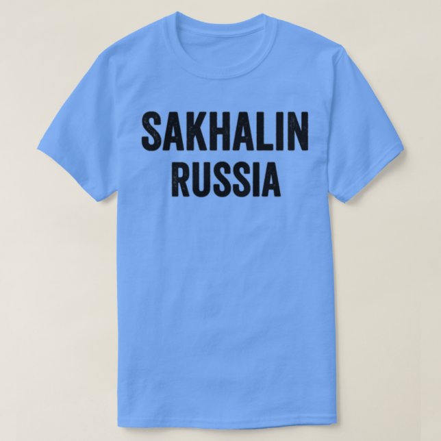 Camiseta Rússia Sakhalin (Frente do Design)