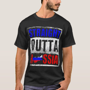 Camiseta Rússia Straight Outta Rússia