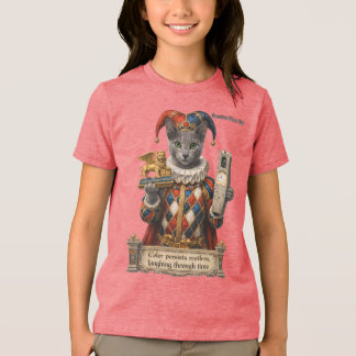 Camiseta Russian Blue Arlequin Cat